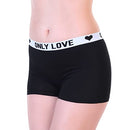 G6514ASST12UM Angelina Women Boy Shorts Panties Only Love 6 Pack Multi M - Brand New
