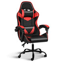 SIMPLE DELUXE GAMING CHAIR BACKREST AND SEAT HEIGHT ADJUSTABLE - RED/BLACK - Like New