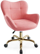 BESTERA Vanity Chair with Wheels,  P13J - PINK - Like New