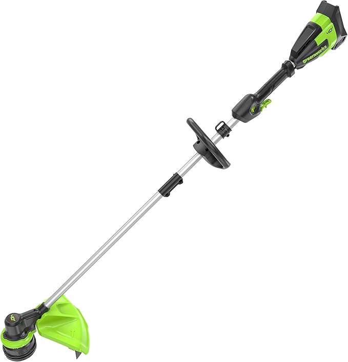 Greenworks 40V 17" Brushless String Trimmer Battery/Charger Not Included - GREEN - Like New