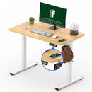 FLEXISPOT STANDING DESK ELECTRIC STAND UP DESK 40" MAPLE TOP/WHITE FRAME - Like New