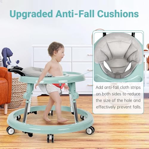 WISMIND Baby Walker Foldable with 9 Adjustable Heights BW001 - - Scratch & Dent