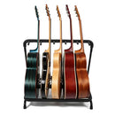 KTAXON 3/5/7/9 MULTIPLE GUITARS STAND DISPLAY STAND GUITAR ROUND-5 HOLDER BLACK - Like New