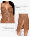 Popilush Lace Cocktail Dresses Women - Corset Shapewear Dress V Neck Midi - Brand New