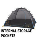 40835922AGB KELTY DISCOVERY ELEMENT 4 TENT ICEBERG GREEN/AGEAN BLUE - Like New
