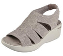 SKECHERS WOMEN'S PIER-LITE - MEMORY MAKER - SIZE: WOMEN 7 - TAUPE - Like New