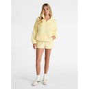 NO BOUNDARIES PLUSH BUNGEE CORD SHORTS, WOMEN'S SIZES MEDIUM 8-10 - YELLOW - Brand New