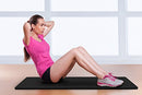 SIVAN HEALTH FITNESS PUZZLE EXERCISE MAT EVA FOAM INTERLOCKING TILES - BLACK - Like New