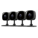 TAPO BY TP-LINK 1080P INDOOR SECURITY CAMERA FOR BABY MONITOR PET 4-PACK -BLACK - Like New