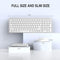 Cimetech Wireless Keyboard Mouse Combo Compact Less Noise KF002+M013 - Silver - Like New