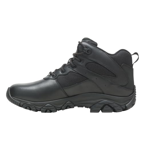 Merrell Men's Moab 3 Mid Response Waterproof Boots, Size 11.5 Wide, Black - Like New