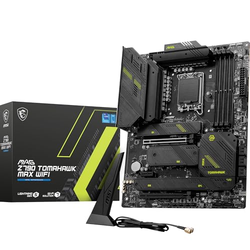 MSI MAG Z790 TOMAHAWK MAX WIFI GAMING MOTHERBOARD ATX LGA 1700 - Black - Like New