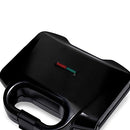 AMAZON BASICS 2-SLICE WAFFLE MAKER EASY TO CLEAN 700W BLACK - BLACK - Like New