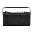 VICTROLA BLUETOOTH BOOMBOX CASSETTE PLAYER AM/FM RADIO - GREY - Like New