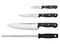 WUSTHOF GOURMET 4 PIECE CHEF'S KNIFE SET,BLACK - Like New