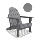 PXZEE FOLDING HDPE ADIRONDACK CHAIR OUTDOOR PATIO - GRAY - Like New