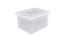 OFFICE DEPOT FILE TOTE WITH SNAP LID AND BUILT IN HANDLES, - Scratch & Dent
