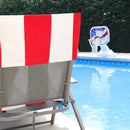 Superior Cabana Cotton Lounge Chair Cover, Towel, Terry Cloth, 32" x 102", Red - Brand New