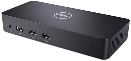 Dell USB 3.0 Ultra HD Triple Video Docking Station D3100, 452-BBOO - Black Like New