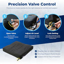 Roho Low Profile Air Cell Wheelchair Cushion Adjustable Inflatable Seat Pad - Like New