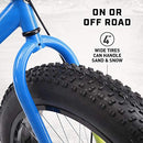 MONGOOSE DOLOMITE FAT TIRE MENS MOUNTAIN BIKE - LIGHT BLUE - Like New
