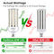 2 Pack 1000W Equivalent Corn Bulb Super Bright 11500 Lumen Daylight White 80W - Like New