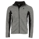 SPYDER SPYDER MEN'S CONSTANT FULL ZIP JACKET CHARCOAL HEATHER - SIZE: M - Brand New