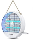 POWBUZZ BUG ZAPPER BNIB NO NOISE BUG REPELLENT CHILD PET SAFE - WHITE - Like New