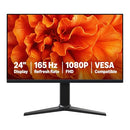AMAZON BASICS 24" (23.8" Viewable) FHD 1080P 165Hz VESA 24M2020GNA - BLACK - Like New