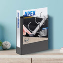 4 Pack of 2.5” Smooth Opening Angle D-Ring View Black Binders Professional - Brand New