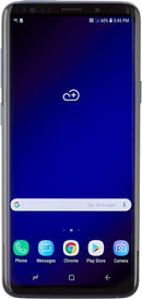 For Parts: SAMSUNG GALAXY S9 PLUS 64GB AT&T SM-G965U - BLUE - CRACKED SCREEN/LCD