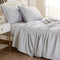 STYLE ASIA TEXTILIA 4 PIECE BED SHEET SET KING SIZE DEEP POCKETS - GRAY - Like New