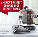 HOOVER CLEANSLATE PRO PORTABLE CORDED SPOT CLEANER CARPET CLEANER - SILVER/RED - Like New