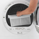 WEST BEND CLOTHES DRYER 4-CU.FT WB400FLDVW - WHITE - Like New