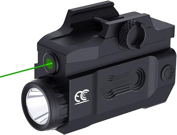 MCCC Laser Light Combo Picatinny & Weaver Rail Mounted for Pistols - BLACK/GREEN Like New