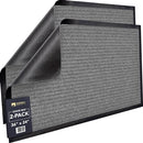 Sierra Concepts Front Door Mat Welcome Mats Entrance Doormat 2-Pack - Gray - Like New