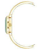 AK/4112AVGB ANNE KLEIN WOMEN'S GENUINE GEMSTONE BANGLE WATCH - GOLD GREEN - Like New