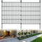 RICHMEN 10 PANELS GARDEN FENCE DOG, 32IN H X 23.6FT L FENCING - - Scratch & Dent