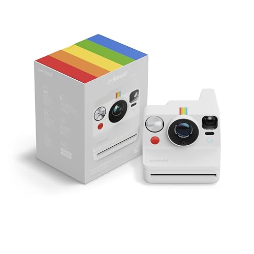 POLAROID NOW+ 3RD GENERATION I-TYPE FILM CAMERA CAMERA ONLY NO FILM - WHITE - Like New
