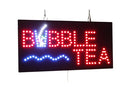 Bubble Tea Sign, 24"x12", 60x30cm, TOPKING, LED, Neon, Florescent, Signage - Brand New