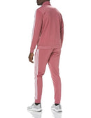 ADIDAS MENS BASIC 3-STRIPES TRICOT TRACK SUIT - SIZE: MEN XLT - PRELOVED CRIMSON - Brand New