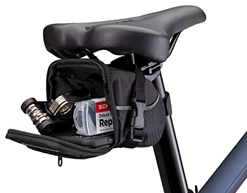 SCHWINN BIKE BAG PANNIER STORAGE MOUNTED BICYCLE ACCESSORIES SW80224 - BLACK - Like New