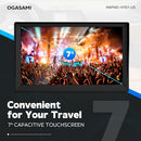 OGASAMI WIRELESS APPLE CARPLAY ANDROID AUTO PORTABLE CAR STEREO 7” - BLACK - Like New