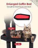 AECHONOW LARGE CAT TREE FLOOR TO CEILING FOR ADULT CATS, - Scratch & Dent