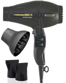 M HAIR DESIGNS TURBO 3900 ADVANCED CERAMIC AND IONIC + DIFFUSER - BLACK - Like New