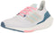 ADIDAS WOMEN ULTRABOOST 22 RUNNING SHOE WHITE/GRAY/ALMOST BLUE SIZE 9 Like New