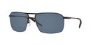 COSTA DEL MAR MENS SKIMMER RECTANGULAR SUNGLASSES 62MM - MATTE/GRAY POLARIZED - Like New