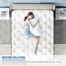 CRYSTLI QUEEN MATTRESS NAIVEER CRYSTLI 12" MEMORY FOAM - WHITE/ BLUE - Brand New