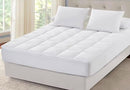 SLEEP MANTRA TOPPER PREMIUM WRAP-AROUND COOLING TOPPER SIZE: KING - PURE WHITE - Like New