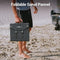 ROCKPALS Foldable Solar Panel 60W SP002 Portable Solar Panel Charger Black/Gray - Like New